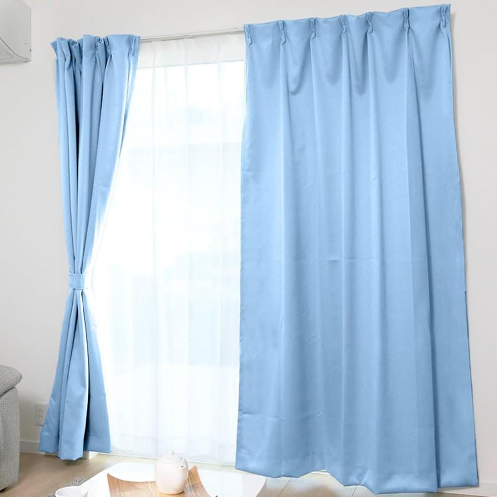 

Iris Plaza Уровень 1 210 см Одинарная УФ-тепловая машина Приватность для гостиных и 150 см шириной x 210 см Синие шторы, Блэкаут, Длинные, Панель, 85% защита, синий