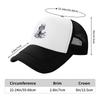 Gothic Street Punk Gray Demon Hendy Purple Pool Party Mesh Baseball Caps For Mens  High-end Female Beach Bucket Hat Snapback Cap