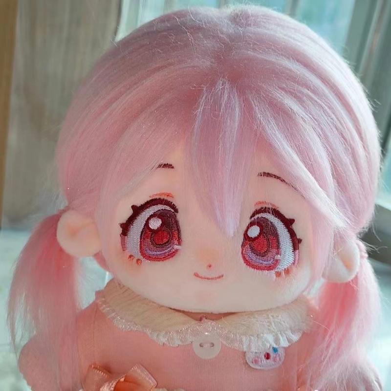 20cm Cute Plush Doll Cotton Doll Clothes Dress Up Anime Figure Plushie Toy Xmas Collection Gifts