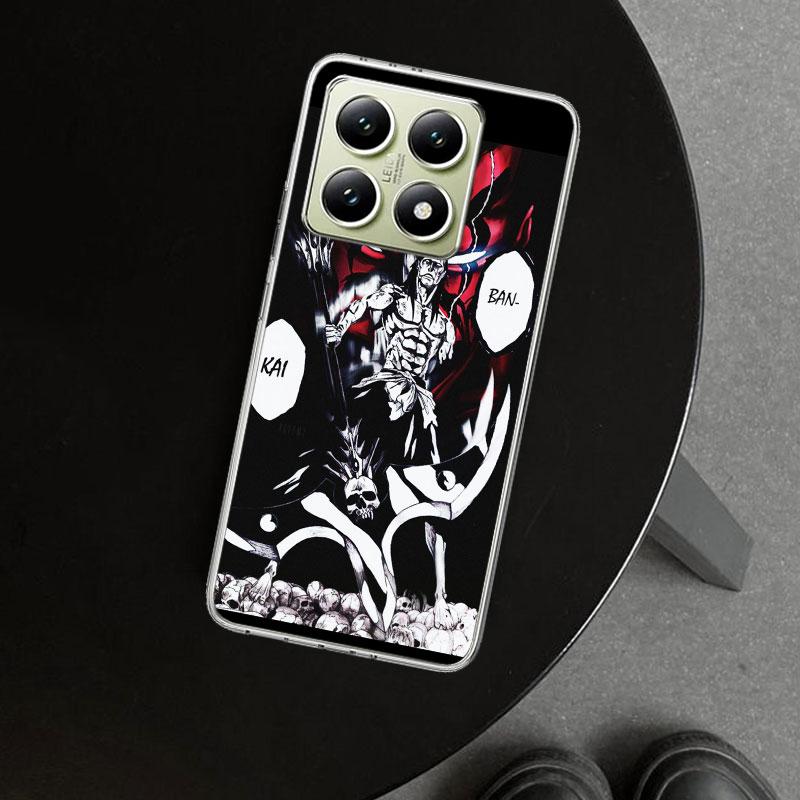 Zaraki Kenpachi Bleach Phone Case Cover for Xiaomi Redmi Note 15 14 13 12 11 Pro Plus 14S 12S 11S 11T 11E 10S 10 Customized Fund