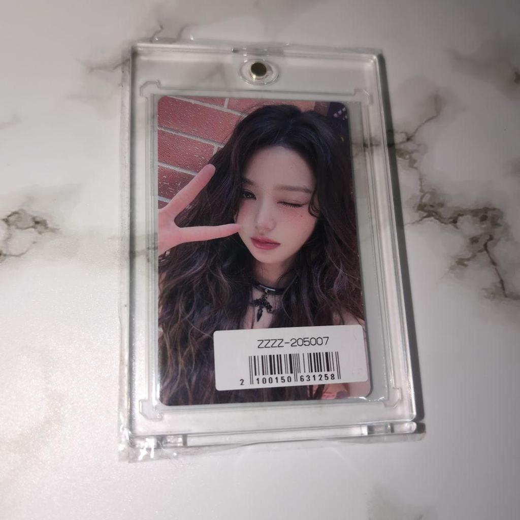 [USED] IVE Be Alright Sony Music Lucky Drop Clear Trading Card Wonyoung