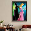 5D Diy Diamond Painting Sleeping Beauty and The Wicked Witch Full Drill Rhinestones Mosaic Embroidery Handmade Products Home Decor Gift