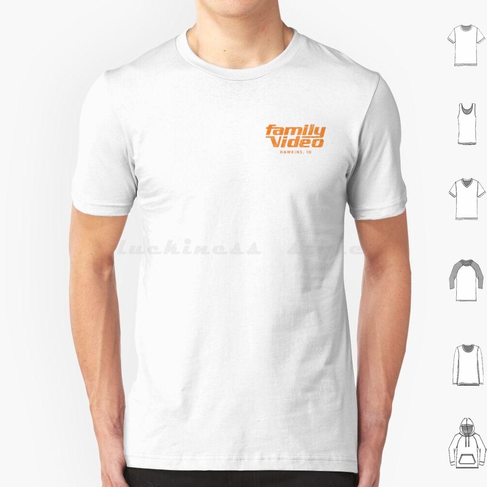 Family Video Hawkins In T Shirt Big Size 100 Cotton Eleven Mileven Millie Bobby Brown Finn Wolfhard Lucas Dustin Steve