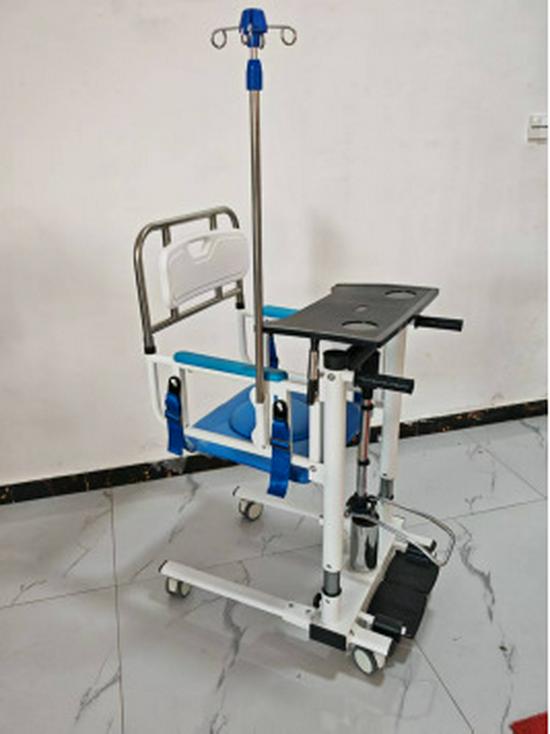 Hydraulic Lift Transfer Chair for Elderly and Disabled - Multifunctional Mobility Aid