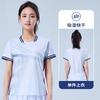 Quick-Dry Badminton Shirt Unisex Short Sleeve Training Top Tennis Ping Pong Sports Wear
