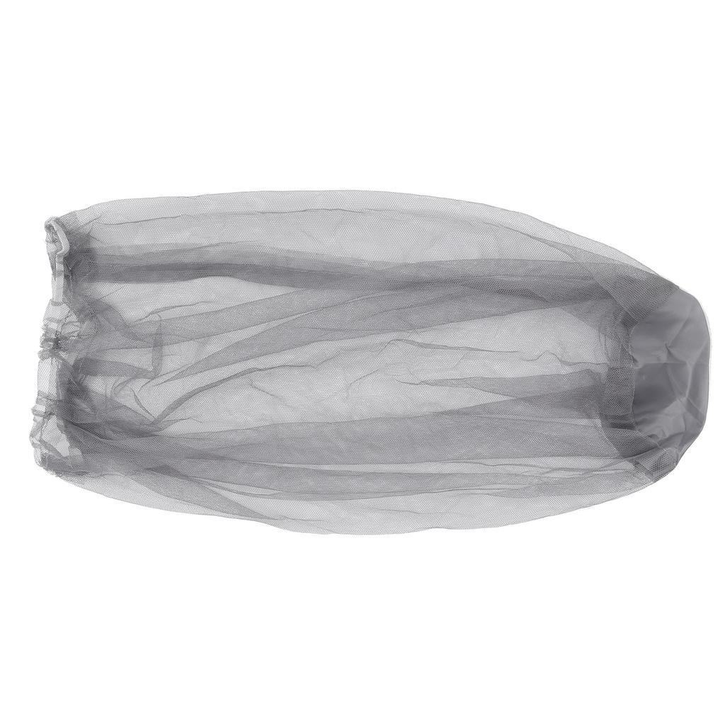 Nylon InsectProof Mosquito Night Fishing Net Sunscreen Breathable Mesh Sheild Cap(Grey )