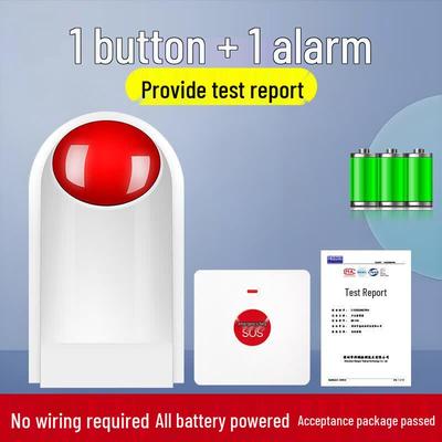 Allarme Chiamata di Emergenza Wireless per Bagni Disabili Spina CN (adattatore incluso)