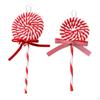 Christmas Pendants Lollipop Gift Xmas Tree Ornaments for Wall Outside Office 31cmx11cm