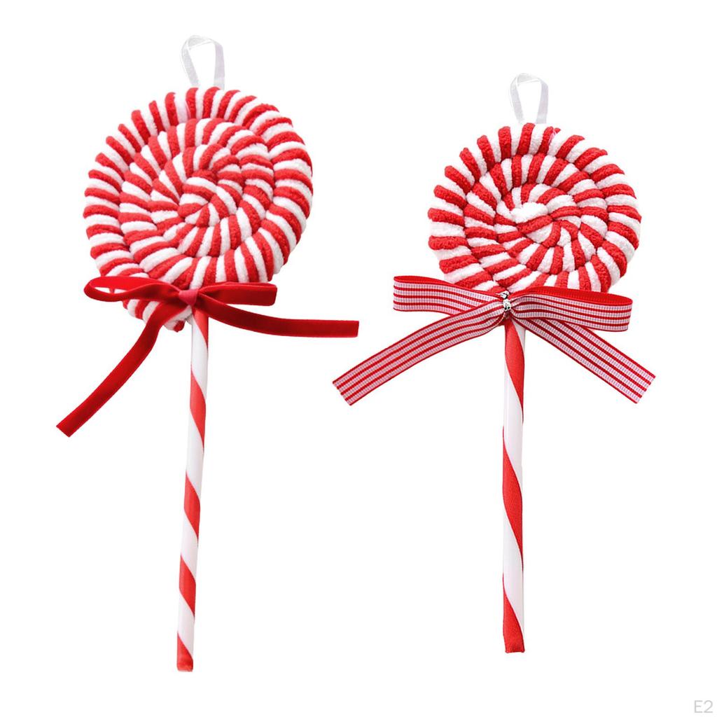 Christmas Pendants Lollipop Gift Xmas Tree Ornaments for Wall Outside Office 31cmx11cm