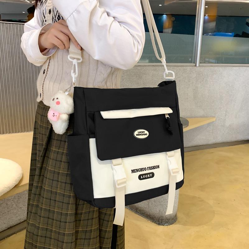 Sac à bandoulière universitaire pour femmes, sac de cours pour