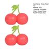 1/2Pcs Simulation Cherry Squeeze Toy Stretchy Slow Rebound Cherry Fidget Toy Portable Simulated Fruit Sensory Toy
