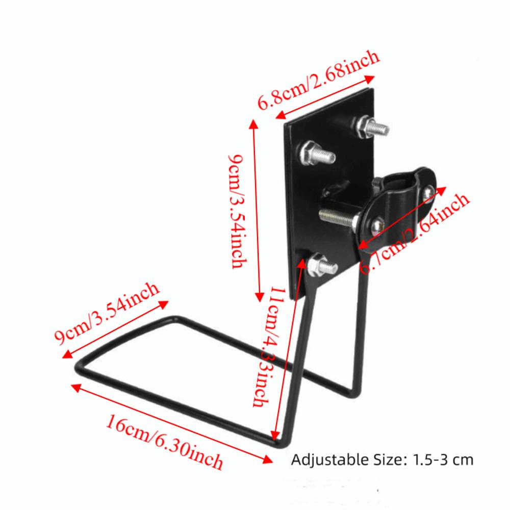 Quick Release Bicycle Basket Holder Front Rear Bike Basket Mount Bicycle Accessory M with L type holder