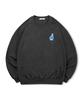 TOPBOY [Non-Fleece Or Fleece-Lined] Number One Printed Sweatshirt (C Type)