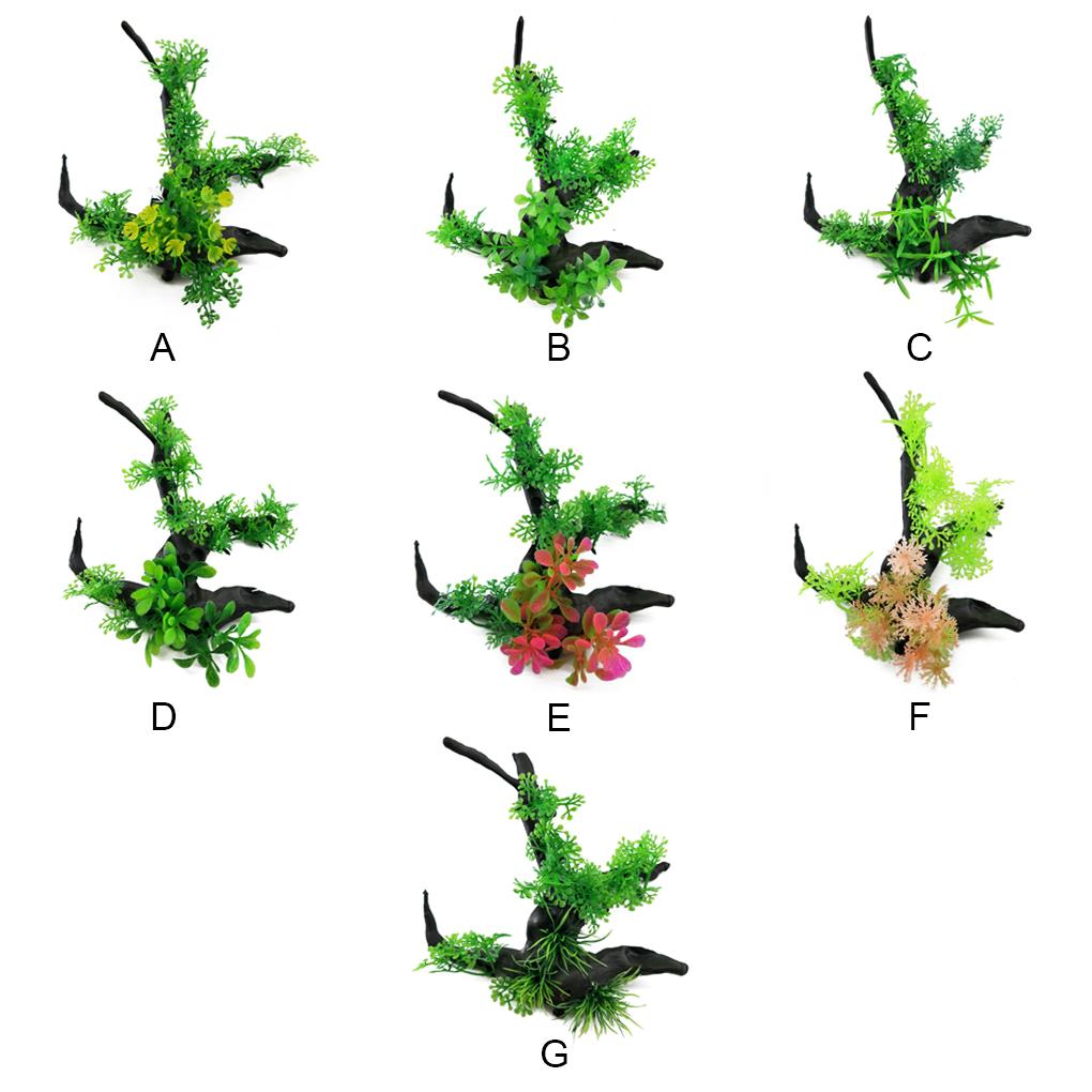 Aquarium Artificial Plants Landscaping Accessories Realistic Underwater Decor Fish Tank Aquatic Plant Landscape Adornment