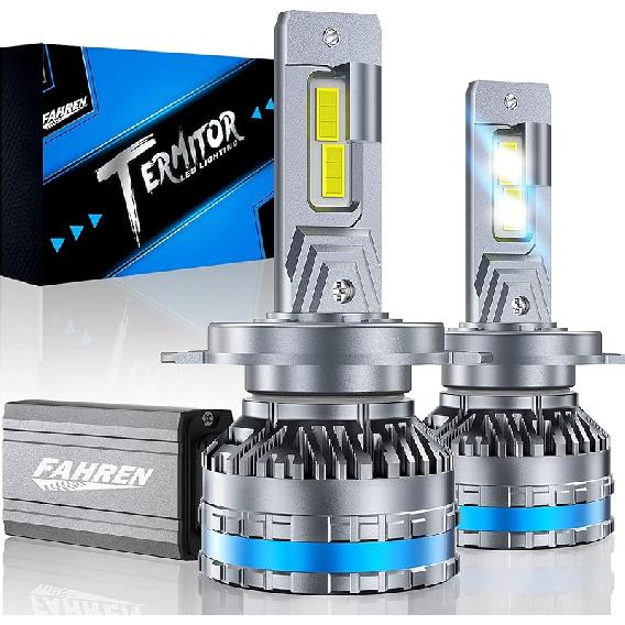 FAHREN H11 Fog Bulbs, Upgraded 120W 40000LM H8/H9 Bright Lighting Bulb, 6500K Cool White IP68 Waterproof,Quick Installation, Pack of 2