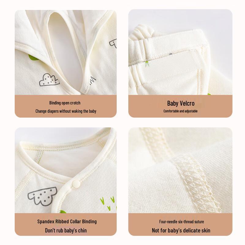 JOYNCLEON Newborn Padded Long-Sleeve Top