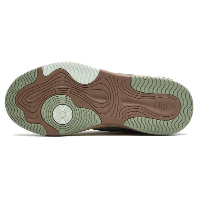 FILA Mix Sports Reducing Load Shock Absorption Low-Top Sneakers Women Sneakers Swamp-Green F12W334201FWS