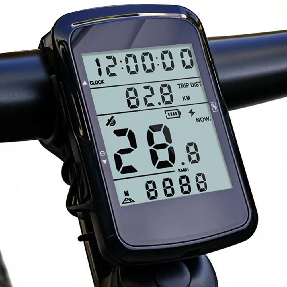 2 4 Inch Backlit LCD Mountain Bike Wireless GPS Speedometer And Odometer