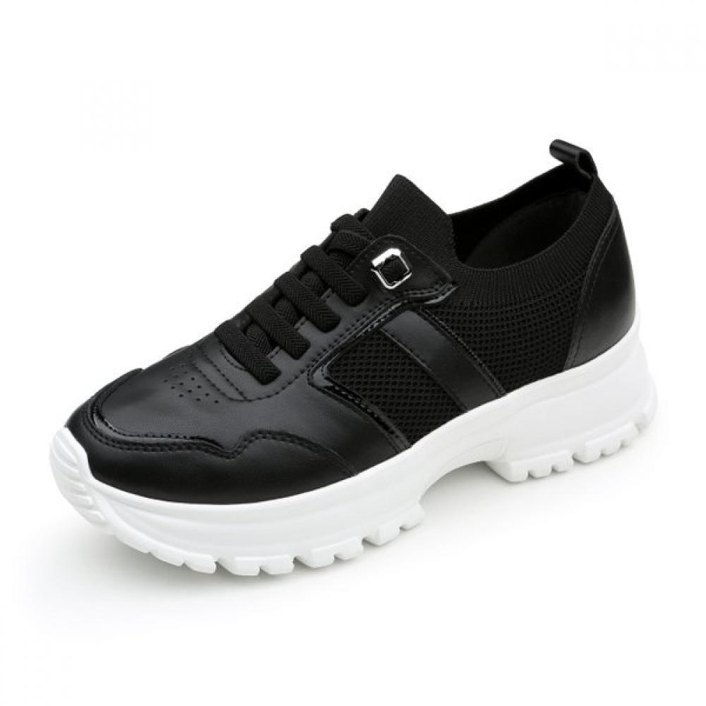 Kumkang Women Casual Knit Sneakers Lanoxc5405wk1 230/blacks