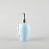 330ml Ceramic Lotion Bottle Stereoscopic Relief Flower Sub Bottle Pink Blue Small Fresh Simple Hand Sanitizer Soap Dispenser