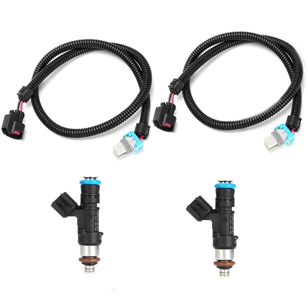 0280158197 Fuel Injectors & Harness For Polaris Ranger 800 Crew 800 XP 800 RZR