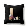 Polyester Pillowcase Home Car Decoration Printing Pillowcase 26 English Letter Cushion Cover