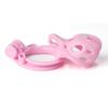 Super Mini Cobra Chastity Cage Devices Pink/Black/Whie Penis Lock with 4 Size Cock Rings Men Cuckold Lockdown Bird Adult Sex Toy