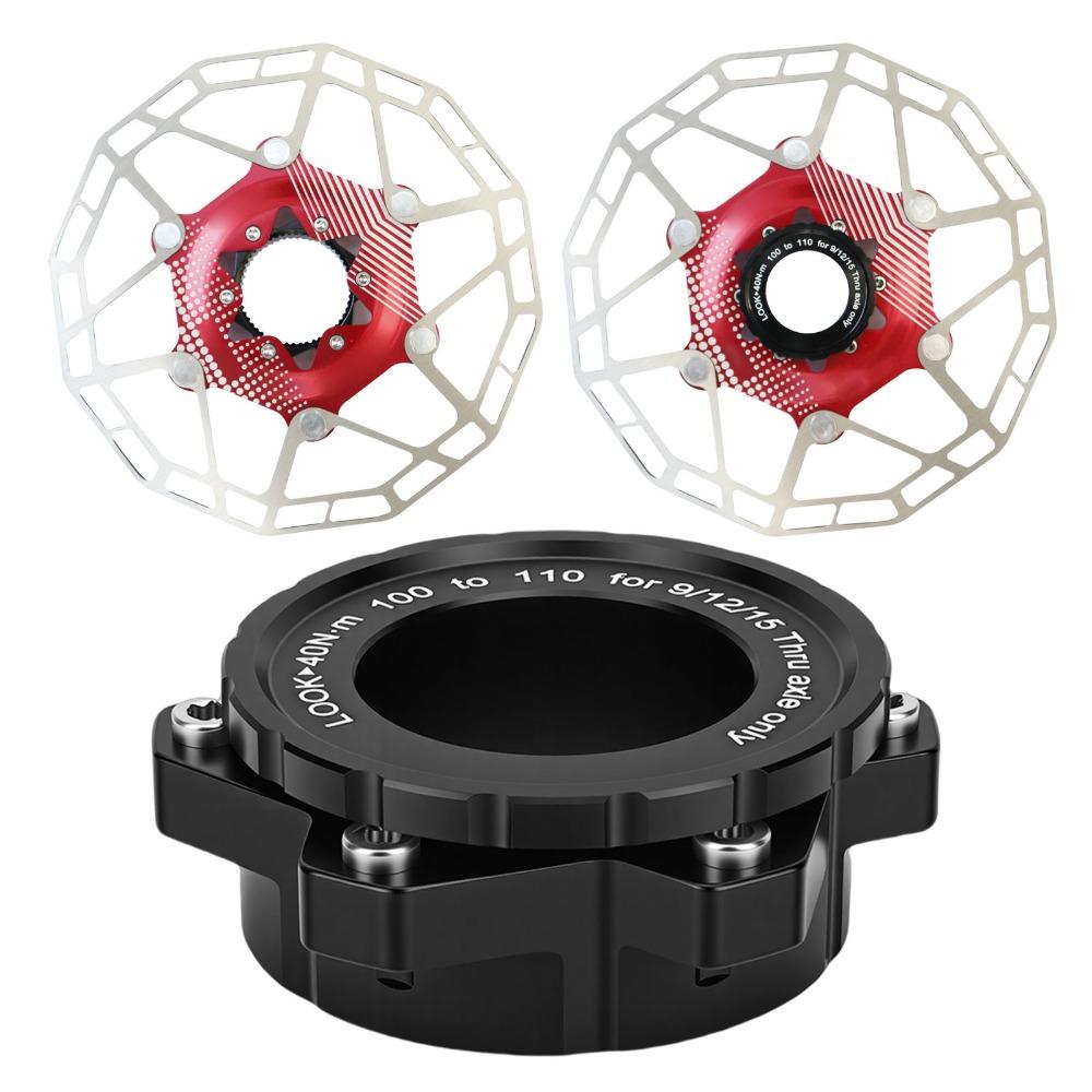 15 Mm Thru Axle Bicycle Hub Adapter Center Lock Adapter  Center Lock Rotor Conversion
