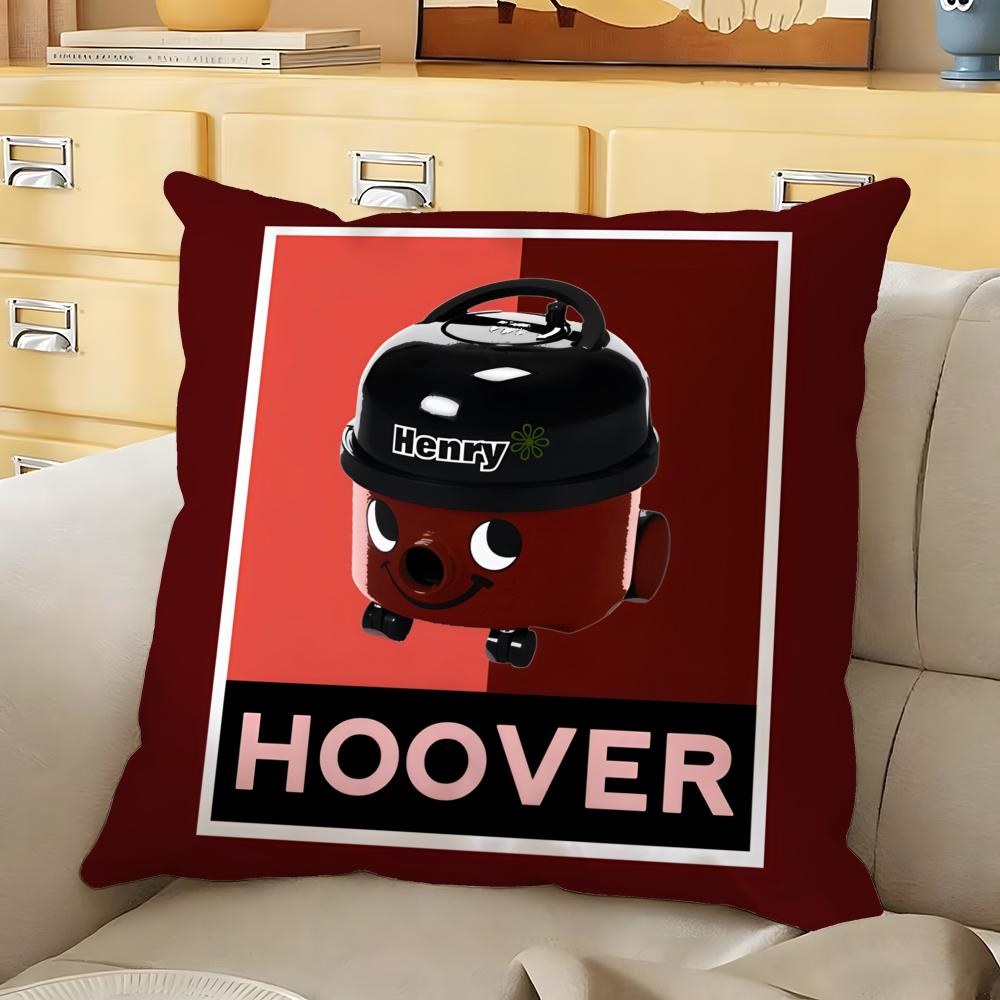 HHenry Hoover Cushion Cover Soft Durable Reversible Pillow Cover Home Car MultiScene Daily Comfort Pillowcase
