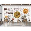 Pizza Wall Murals Pizza Fried Chicken Shop 3d Removable Wallpaper Fast Food Restaurant Snack Bar Large Wall Mural