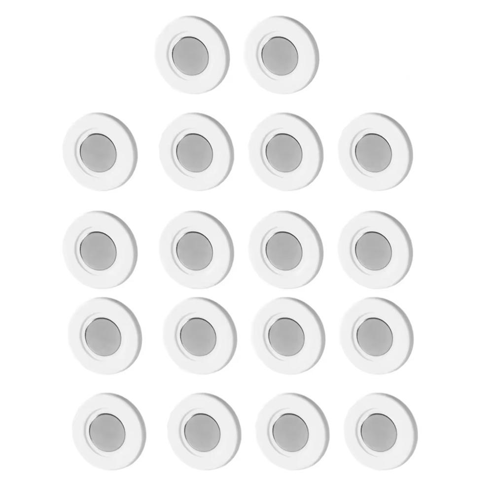 6-18pc Remote Magnetic Wall Holder Magnetic Paster Remote Control Holder No Drilling Storage Magnetic Hook Home Organization