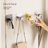 Traceless 304 Stainless Steel Adhesive Hook for Bathroom & Kitchen