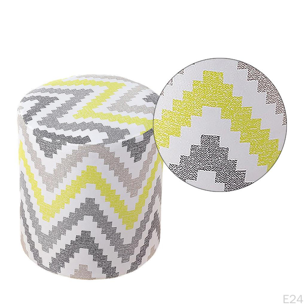 Elastic Stretch Seat Cover Round Spandex Covers Removable Washable Fit for ,Dining ,Bar