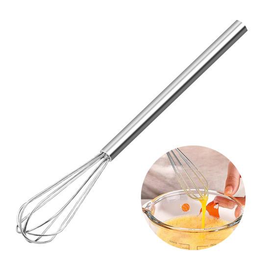 Mini Manual Whisk Stainless Steel Hand Mixer Coffee Blending Whisk Compact Kitchen Tool