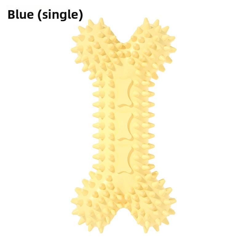 

Pet Cotton Rope Toys, Teething and Biting Dog Toys, Knot-tied Toys, Bone-shaped Biting and Boring Pet Toys Bone type жёлтый