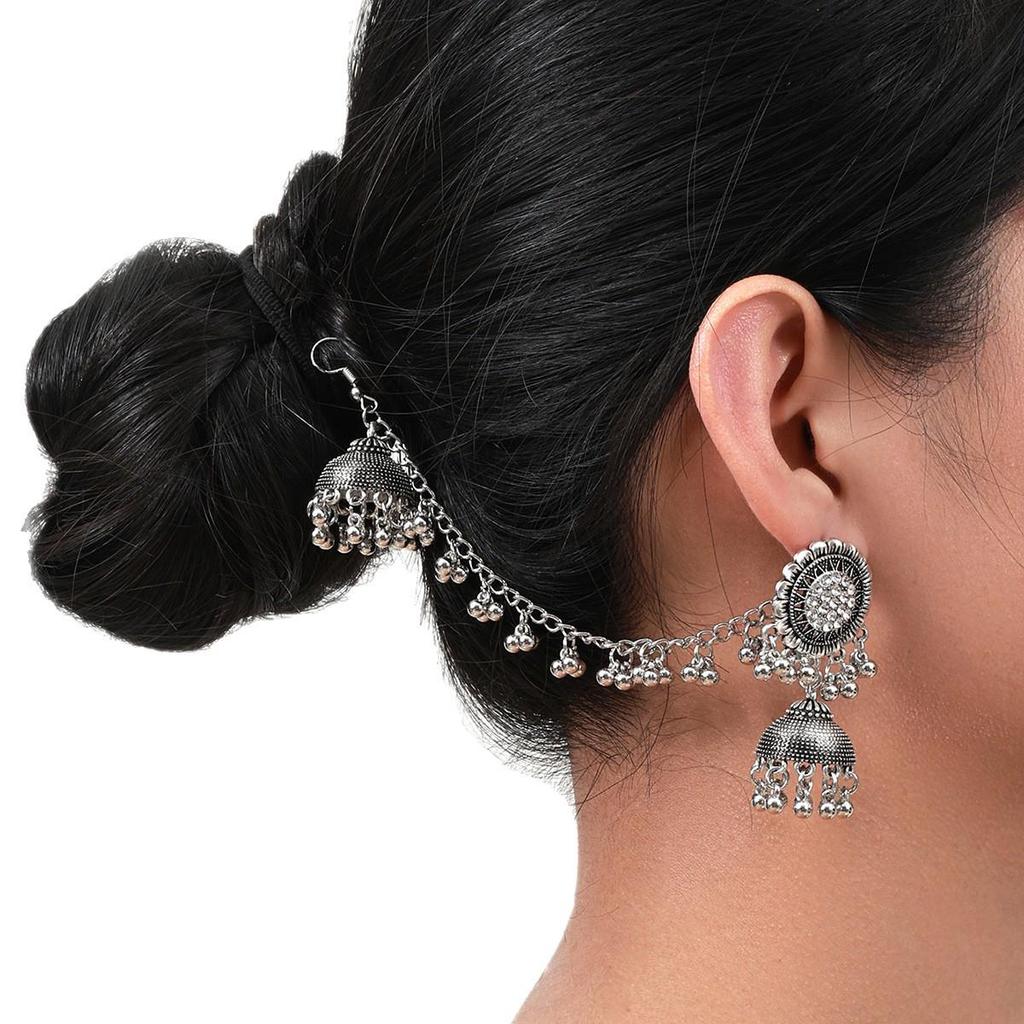 Retro Bohemian Ethnic Metal Earrings: Exotic Style with Personality and Charm
