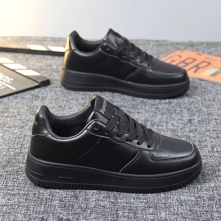 Platform Black Board Shoes Men's and Women's Shoes 2025 New Summer Trend Versatile White Shoes Children's Sports and Leisure Black Shoes