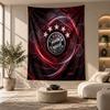 Decorative Tapestry,Bayern Munich Printed Wall Art, Lightweight Wall Hanging For Bedroom Background