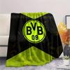 Borussia Dortmund Flannel Blanket, High quality Comfortable for All Seasons, Home Decor, Warmth and Comfort