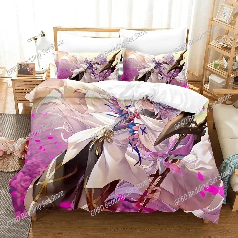 

Anime Fate Grplus Order Merlin Beding Set Bedrom Soft Modern Bedspreads Comefortable Soft Duvet Cover Comfortable Quilt Cover And Pilowcase 100*200cm Single