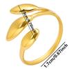 Personality Minimalism Open Adjustable Beads Ring Waterproof Stainless Steel Rings For Women Men Accessories Finger Jewelry Gift