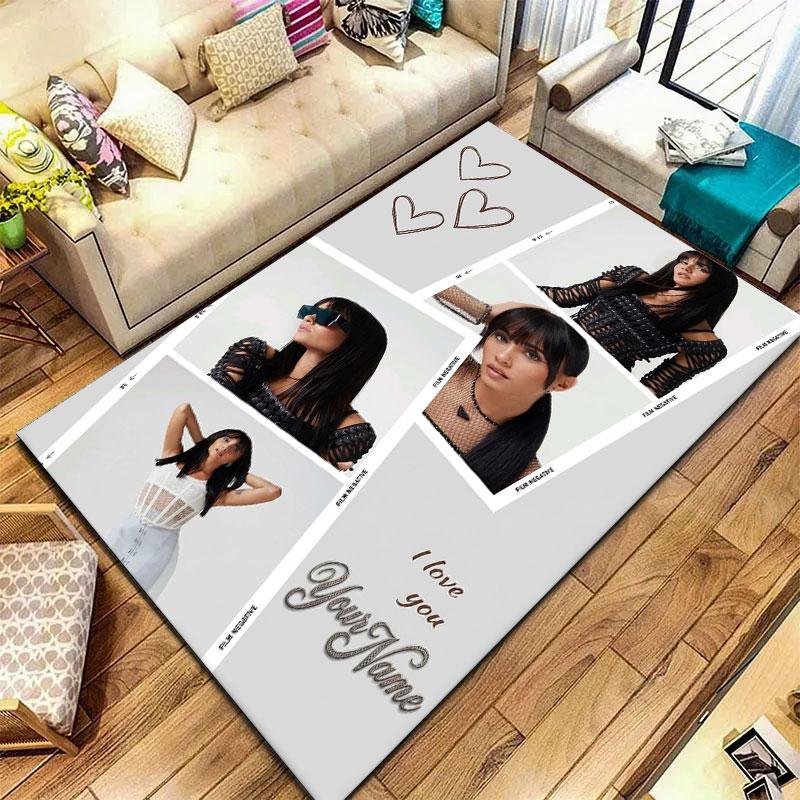 Aitana Custom Name Carpet Rug for Living Room Bedroom Home Sofa Decoration,Kids Play Non-slip Floor Mat