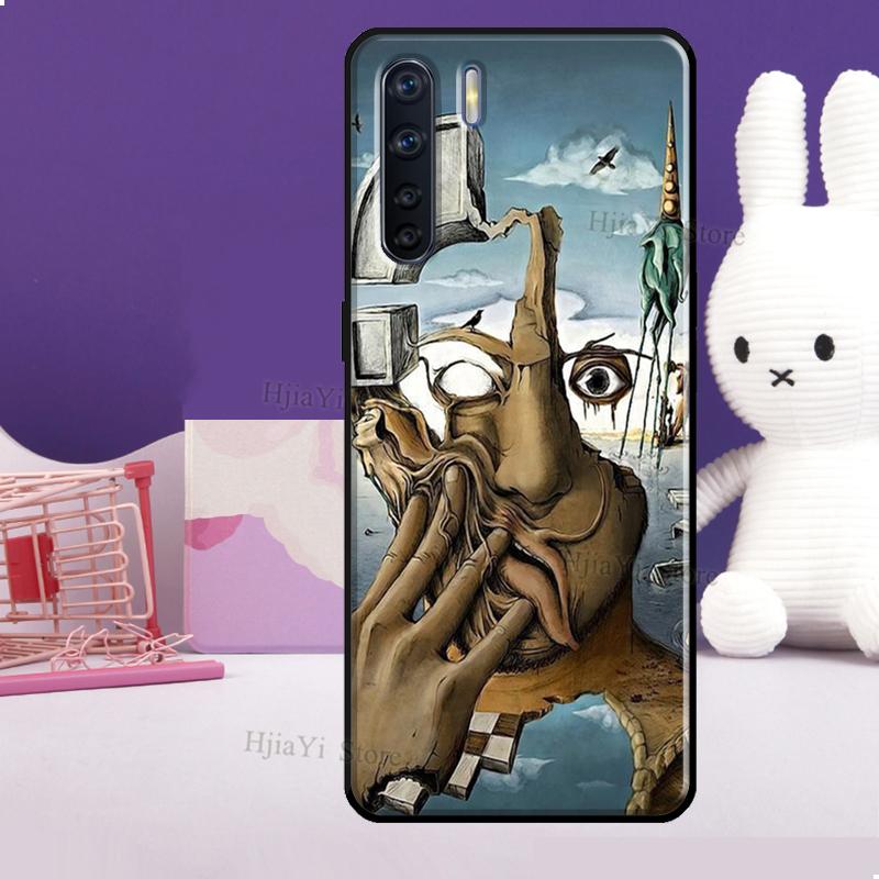 Salvador Dali Kunst Handyhülle Für OPPO A5 A9 A31 A53 S 2020 A94 A74 A54 A72 A52 A83 A91 A93 A15 Reno 5 Lite
