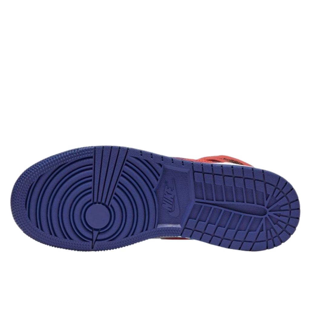 Air Jordan 1 Mid Rush Blue University Red