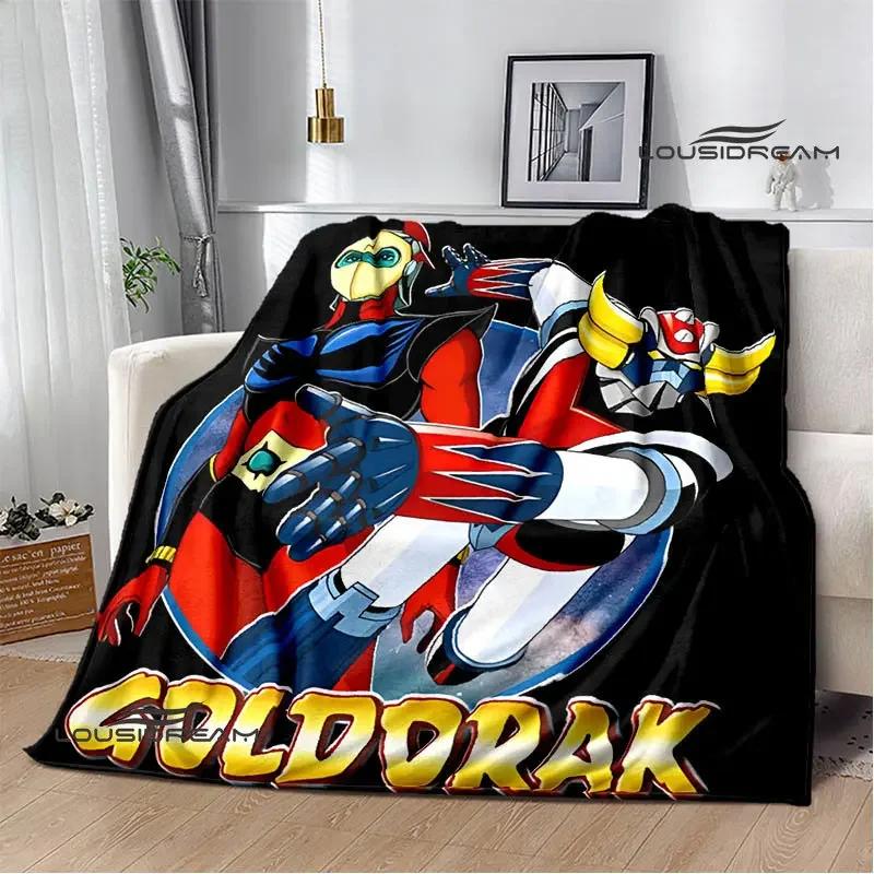 UFO ROBO GRENDIZER GOLDORAK printing blanket thin blanket anime blanket Picnic blanket birthday gift