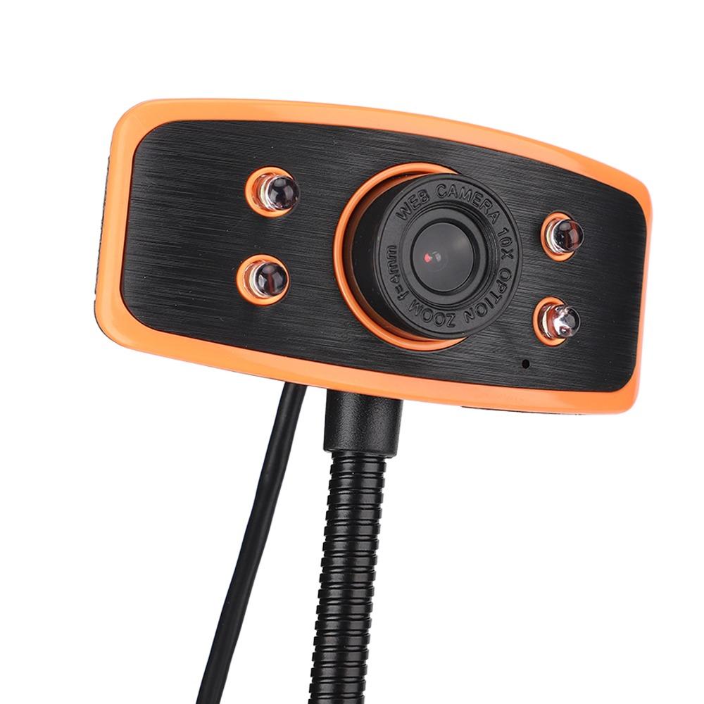 Plug and Play Computer Camera 1080P HD Web Camera Night Vision Desktop Webcam Gaming