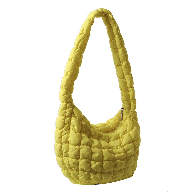Wolken-Tasche Handheld Daune Große Kapazität Mode Mini Vielseitig Plissierte Unterarmtasche