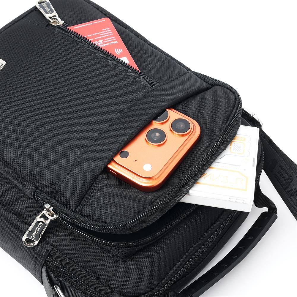 Mens Oxford Crossbody Bag Waterproof Small Shoulder Satchel Business Travel Messenger Purse