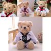 Wholesale Taekwondo Teddy Bear Plush Toy Martial Arts Gift With Logo Rose Velvet Filling 30cm