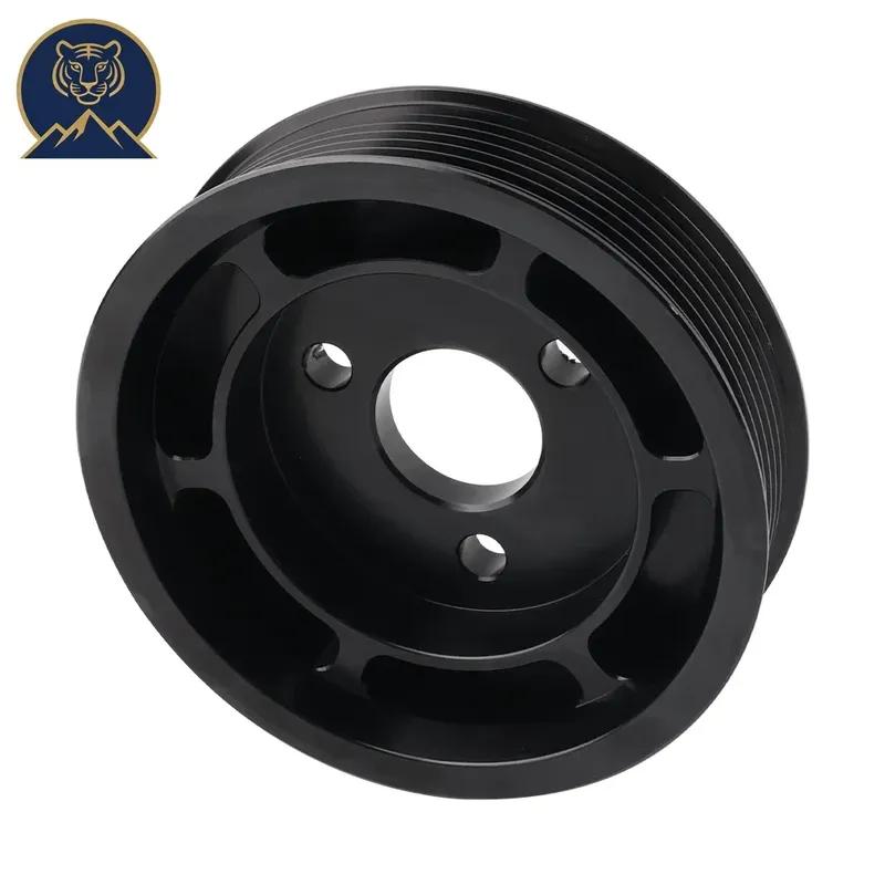 Polea de Aluminio Negra para Dirección Asistida para BMW 135i/335i/335xi (E82/E88/E90/E91/E92/E93) Motor N54 | Nº OE 32427553955